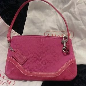 Coach Pink Wristlet